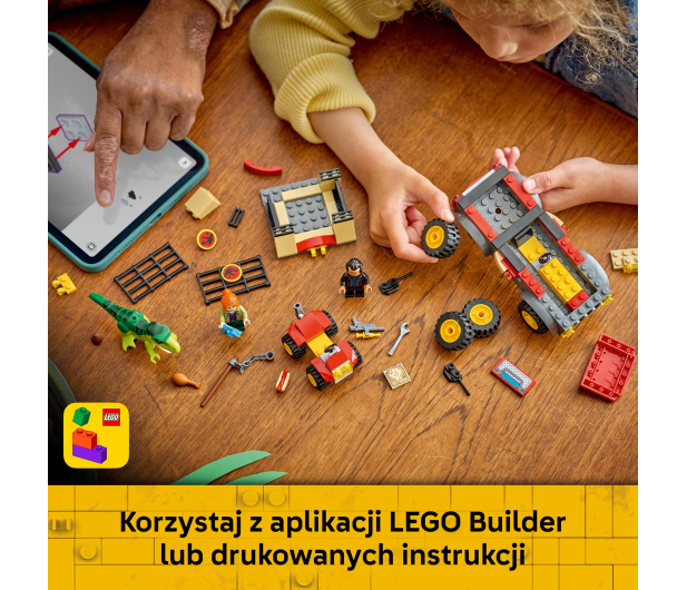 LEGO JURASSIC WORLD 77978 Ciężarówka do transportu młodego tyrano - 1547437 - zdjęcie 9